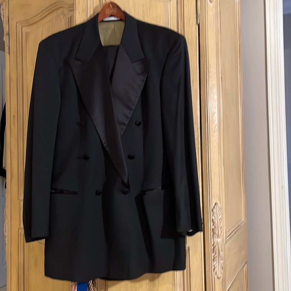 Hugo Boss double breasted tuxedo